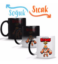 Mecha Bo Design Brawl Stars Sihirli Kupa Bardak Porselen