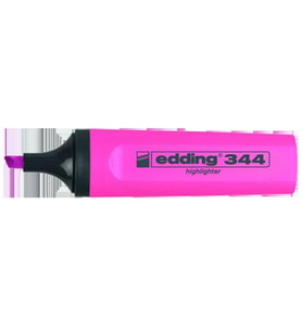 Edding (E-344) Fosforlu Kalem Pembe 10 Lu