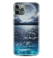 Apple iPhone 11 12 13 14 Pro Max Kılıf Desemli Silikon Great Moon 1301
