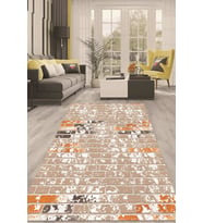 Dijital Kaymaz Taban Yıkanabilir Modern Renkli Salon Halısı Mutfak Halısı Yolluk ND-HT-1343 (Çok Renkli)
