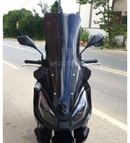 MOTOCAM Kanuni Seha 150 Ön Cam 2022-2026 Model 78cm Siyah Renkli 4mm UZUN