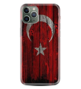 Apple iPhone 11 12 13 14 Pro Max Kılıf Desemli Silikon Şanlı Türk Bayrağı 2 1317