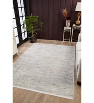 Dijital Kaymaz Yıkanabilir Krem Minimalist Salon Halısı Mutfak Halısı Koridor Halısı Yolluk HLN1602