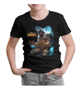 World of Warcraft - Wrath Siyah Çocuk Tshirt