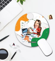 Kişiye Özel Karikatür Finansçı Tasarımlı Mouse Pad 052