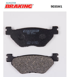 YARI METALİK ARKA FREN BALATASI / YAMAHA / XVS MIDNIGHT STAR / 1300cc / ARKA  / 