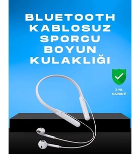 Kablosuz Bluetooth Kulaklık – Boyun Askılı, 100 Saat Pil Ömrü