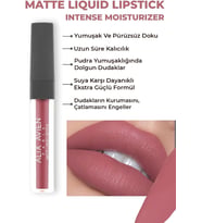 Uzun Süre Kalıcı Kadifemsi Kuruma Yapmayan Mat Likit Ruj - Matte Liquid Lipstick 508 Bright Rose