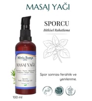 Sporcu Masaj Yağı –Biberiye, Kekik, Nane, Okaliptus, Zencefil, Arnika-%100 Saf,100ml