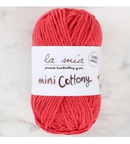 La Mia Mini Cottony 25 gr Kırmızı Bebek El Örgü İp