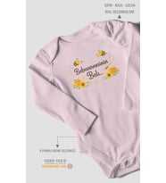 Babannesinin Balı Uzun Kollu Çıtçıtlı Bebek Body