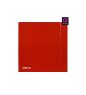 Dekoratif Kırmızı Havalandırma Fanı Red Silent 100 Cz Design Ultra Sessiz Banyo Wc Aspiratörü Soler Palau Estetik Dizayn 