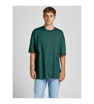 Jack & Jones Erkek Sarı Basic Düz Rahat Kalıp Relax T-shirt - 12185628 (Yeşil)