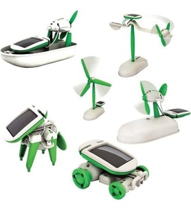 Güneş Enerjili Robot Oluşturma Seti Solar Kit (6 in 1)
