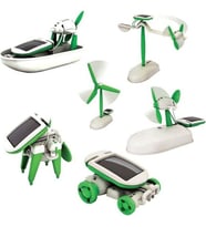 Güneş Enerjili Robot Oluşturma Seti Solar Kit (6 in 1)