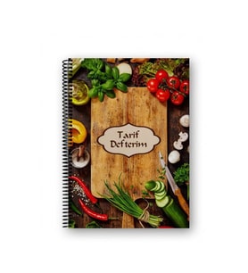 Deffter Yemek Tarif Defteri Chopping Board 64503-9
