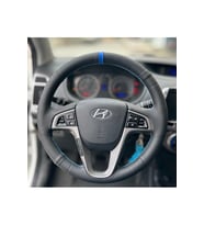 Hyundai I20 Araca Özel Direksiyon Kılıfı (NOKTALI BENTLEY MAVİ)