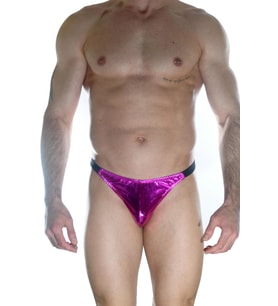 Erkek Arkası Fuşya Büzgülü Brazillian Slip