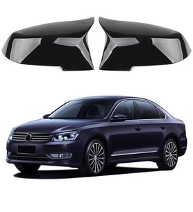 Volkswagen Passat B7 2011-2014 Araca Özel Batman Yarasa Ayna Kapağı Pianoblack