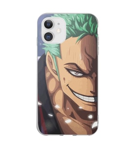 Iphone 11 Uyumlu One Piece Zoro Tasarımlı Şeffaf Telefon Kılıfı