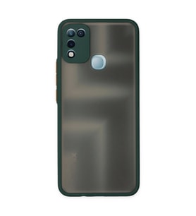 İnfinix Hot 10 Play Kılıf Montreal Silikon Kapak - Yeşil