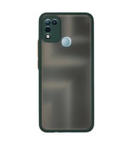 İnfinix Hot 10 Play Kılıf Montreal Silikon Kapak - Yeşil