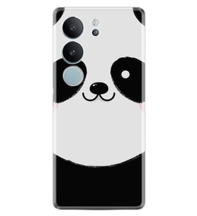 Vivo V29 Kılıf Silikon Desen Özel Seri Sevimli Panda 1794