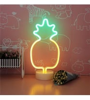Dekoratif Ananaslı Neon Led Masa Ve Gece Lambası Hediyelik Lamba (5343)