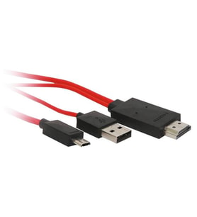 PM-32017 MHL to HDMI Görüntü Aktarıcı Kablo 1080p Full HD Destekli