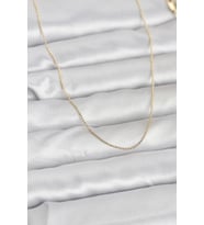 CM 14K Gold Renk İnce Top Zincirli 60 cm Kadın Kolye TJ-BKO10943