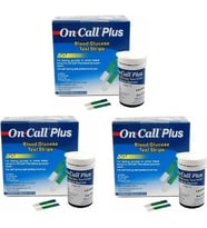 On Call Plus Ölçüm Stribi x 3 Kutu (150 Ölçüm)