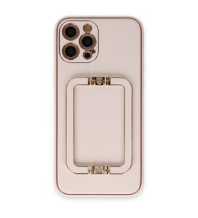 Apple İphone 12 Pro Kılıf Coco Elit Kapak - Pudra
