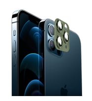 Binano iPhone 12 Pro Max 360 Metal Kamera Koruyucu Koyu Yeşil