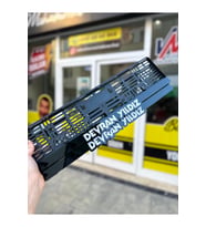 VAMPİRE PLAKALIK BEYAZ PLAKALIK