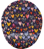Kalp Desenli Bilek Destekli Mouse Pad