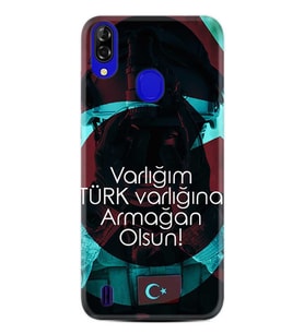 Reeder P13 Blue Kılıf Desenli Silikon Armağan
