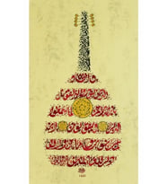 Hüsn-i Hat 21x30 cm Çerçevesiz Ud Formunda Nazar Ayeti