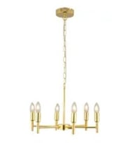 ZEYBİLİŞİM Vaneo 6 Lı Gold Modern Genç Odası Mutfak Salon Avize