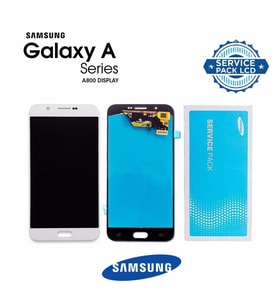 Samsung A800 A8 2015 Lcd Ekran %100 Kvk Servis Orjinal (Beyaz)