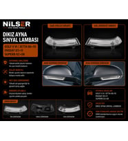 Volkswagen Golf 5 Ayna Sinyal Sağ-Sol 2004-2010