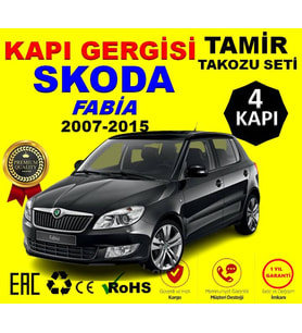 *Premium* SKODA FABİA 5J2 2007-2015 Kapı Gergisi Tamir Plastiği (4Kapı)