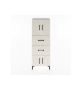 Hyperion Dolap 2 Raflı 2 Çekmeceli 4 Kapaklı 60x44x163 Aytaşı-Aytaşı