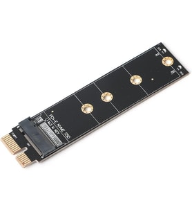 DK-AC-PEM1X NGFF/NVMe M.2 SSD PCI-E X1 Kartı, Siyah