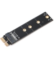 DK-AC-PEM1X NGFF/NVMe M.2 SSD PCI-E X1 Kartı, Siyah