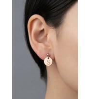 925 Ayar Gümüş Kişiye Özel Minimalist Çivili Top Küpe