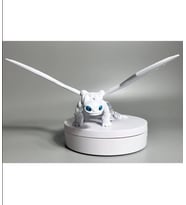Toothless Ejderhanı Nasıl Eğitirsin Hareketli Figürü Beyaz (IŞIĞIN ÖFKESİ) - 20 Cm