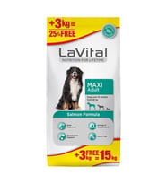 La Vital Somonlu Maxi Yetiskin Köpek Mamasi 12+3 Kg