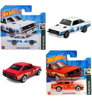 Hot Wheels - Ford Escort Rs2000 Beyaz & Kırmızı 2 Araç Set (1:64)