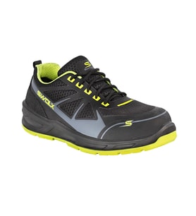 Swolx Tekstil Laminasyonlu Microfiber-S3 Unisex İş Güvenliği Ayakkabısı SPORT-XR-200 Siyah