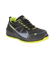 Swolx Tekstil Laminasyonlu Microfiber-S3 Unisex İş Güvenliği Ayakkabısı SPORT-XR-200 Siyah